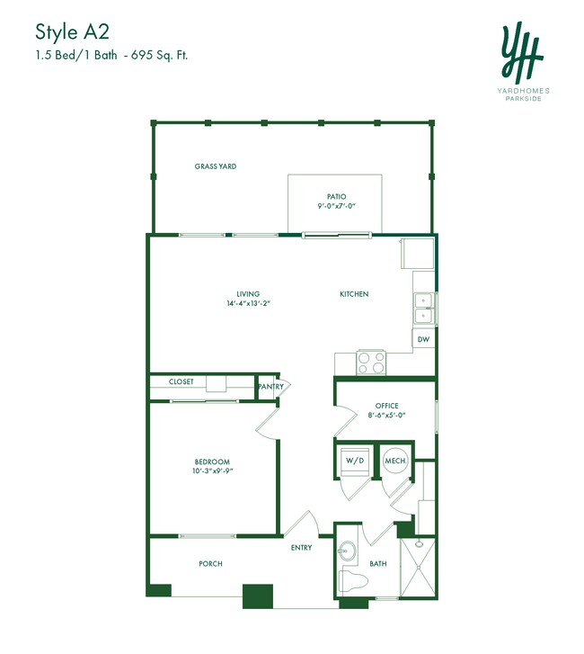 A2 + Flex 303 floor plan